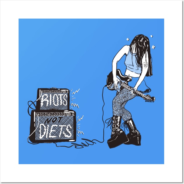 Riots Not Diets! Wall Art by Liberal Jane Illustration